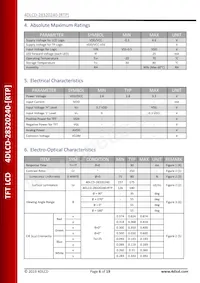 4DLCD-28320240-RTP Datasheet Pagina 6