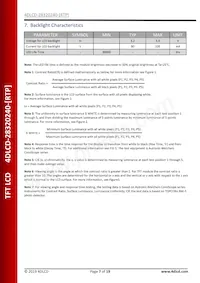 4DLCD-28320240-RTP Datasheet Pagina 7