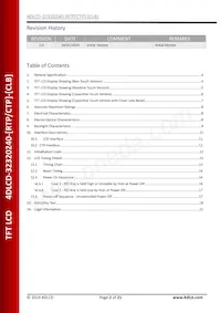 4DLCD-32320240-CTP Datasheet Pagina 2