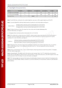 4DLCD-32320240-CTP Datasheet Pagina 9