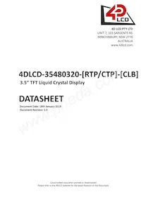4DLCD-35480320-CTP-CLB Datasheet Cover