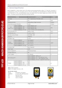 4DLCD-35480320-CTP-CLB Datasheet Page 3
