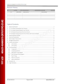 4DLCD-43480272-CTP-CLB Datasheet Page 2