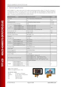4DLCD-43480272-CTP-CLB Datasheet Page 3