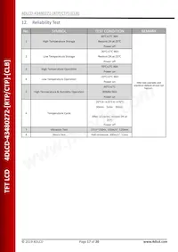 4DLCD-43480272-CTP-CLB Datasheet Page 17