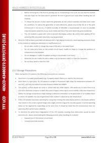 4DLCD-43480272-CTP-CLB Datasheet Page 19