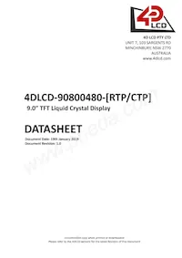 4DLCD-90800480-CTP Datasheet Copertura