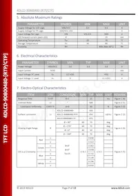 4DLCD-90800480-CTP Datasheet Page 7
