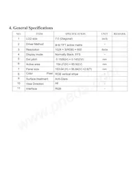 7INCH_HDMI_LCD-PK Datasheet Page 2