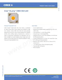CMA1303-0000-000F0H0A40G Datenblatt Cover