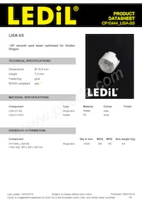 CP10444_LISA-SS Datasheet Copertura