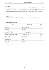 DT028BTFT-TS Datasheet Page 4