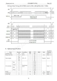 DT035BTFT-PTS1 Datasheet Page 11