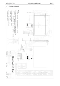 DT070BTFT-HB-PTS1 Datenblatt Seite 5