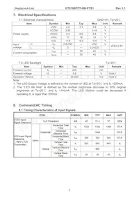 DT070BTFT-HB-PTS1 Datasheet Page 8