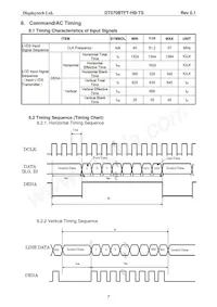DT070BTFT-HB-TS Datenblatt Seite 8