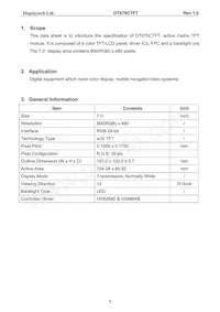 DT070CTFT Datasheet Page 4