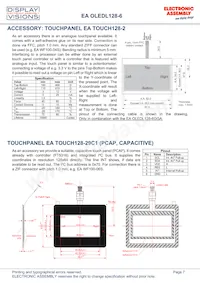 EA OLEDL128-6GGA Datasheet Pagina 7