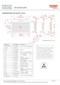 EA OLEDL128-6GGA Datasheet Page 9