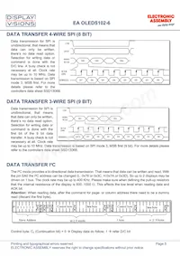 EA OLEDS102-6GGA Datenblatt Seite 5