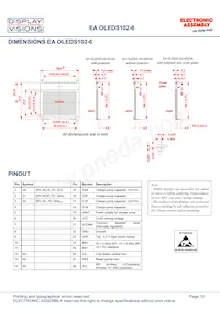 EA OLEDS102-6GGA Datasheet Page 10