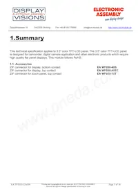 EA TFT035-32ANN Datasheet Page 3