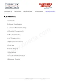 EA TFT043-42ATP Datasheet Page 2