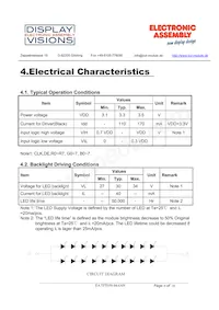 EA TFT050-84ANN Datasheet Page 6