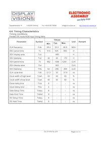 EA TFT050-84ATP Datasheet Page 8