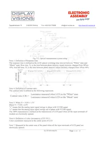 EA TFT050-84ATS Datasheet Page 11