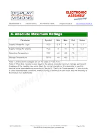 EA W128032-XALG Datasheet Page 8