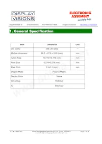 EA W256064-XALG Datasheet Page 3