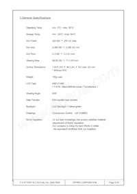 F-51477GNF-SLY-ALN Datasheet Page 2