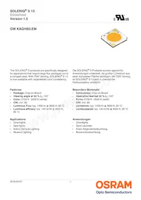 GW KAGHB3.EM-RSRT-40S3-T02 Datasheet Copertura