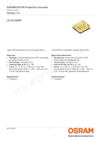 LE CG Q8WP-8N7P-1-0-A40-R18-Z Datenblatt Cover