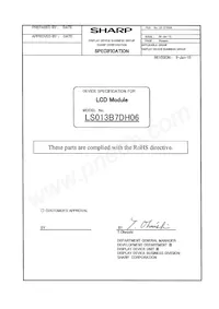 LS013B7DH06-DU Datasheet Copertura