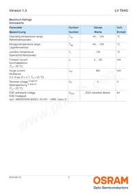 LV T64G-DAEA-25-1-20-R33-Z Datasheet Pagina 3