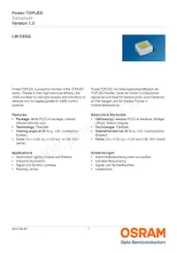 LW E6SG-AAAB-LMK-1-30-R18-Z-XX Datasheet Cover