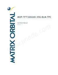 MOP-TFT320240-35G-BLM-TPC Datasheet Cover