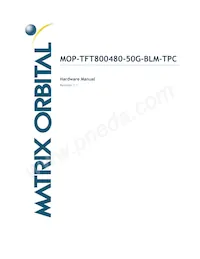 MOP-TFT800480-50G-BLM-TPC數據表 封面