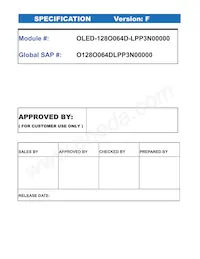 O128O064DLPP3N0000 Datasheet Pagina 2