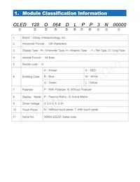 O128O064DLPP3N0000 Datasheet Pagina 5