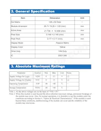 O128O064DLPP3N0000 Datasheet Page 6