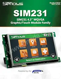 SIM231-A04-N32ALM-01數據表 封面