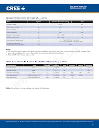 C503B-ACS-CW0X0342 Datasheet Pagina 2