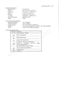 GU256X64-900A Datasheet Page 3