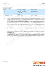 LA E63B-CBEA-24-1 Datenblatt Seite 2