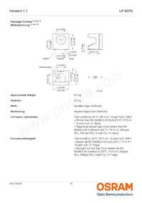 LP A676-L1M2-25 Datasheet Pagina 10