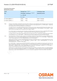 LR T64F-BBDB-1-1 Datasheet Pagina 2