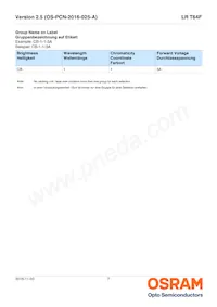 LR T64F-BBDB-1-1 Datasheet Pagina 7